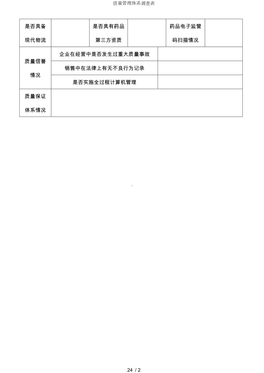 质量管理体系调查表参考模板范本.doc_第2页