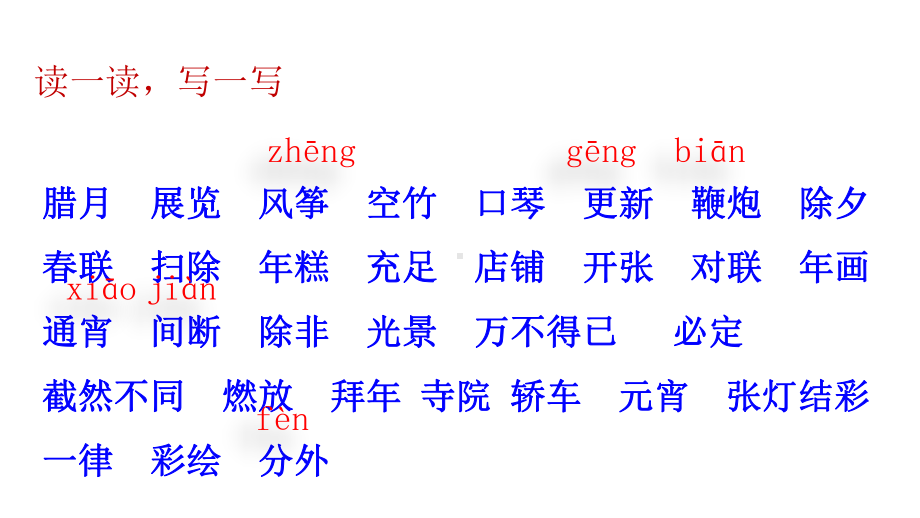 部编版六年级语文下-1、北京的春节课件.pptx_第3页