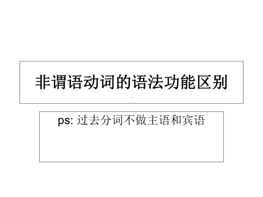 非谓语动词做宾语课件-.ppt_第1页