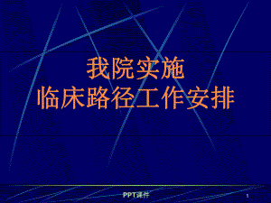 临床路径的规范-课件.ppt