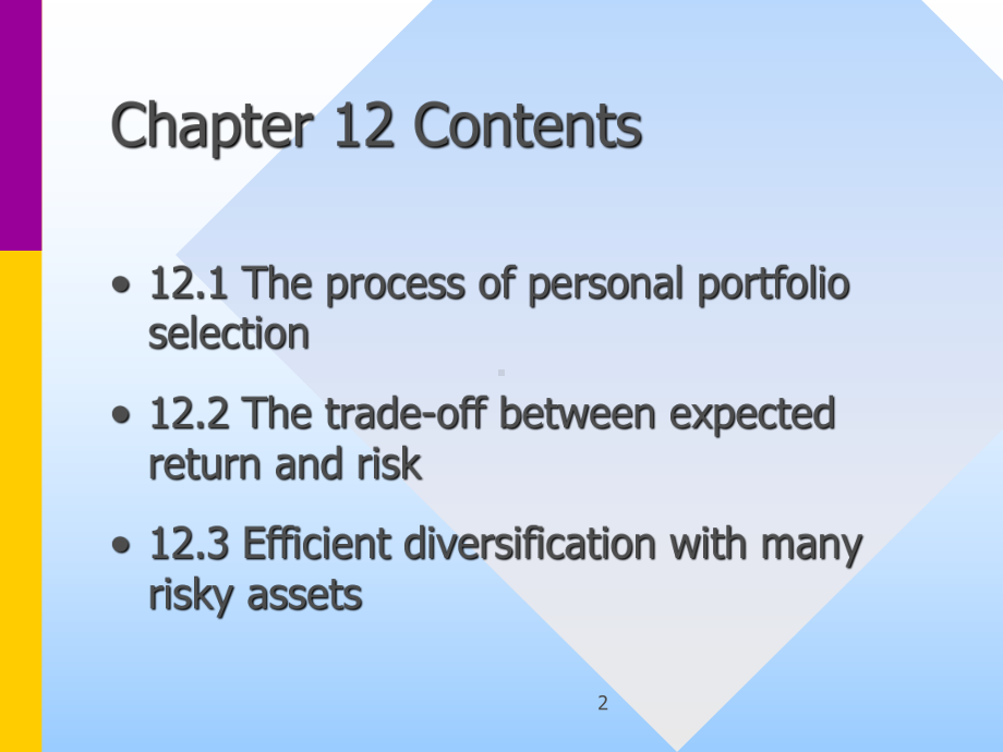 Bodie2e-Chapter12-Portfolio-Opportunities-and-Choice-英文版-金融学(第二版)课件.ppt_第2页