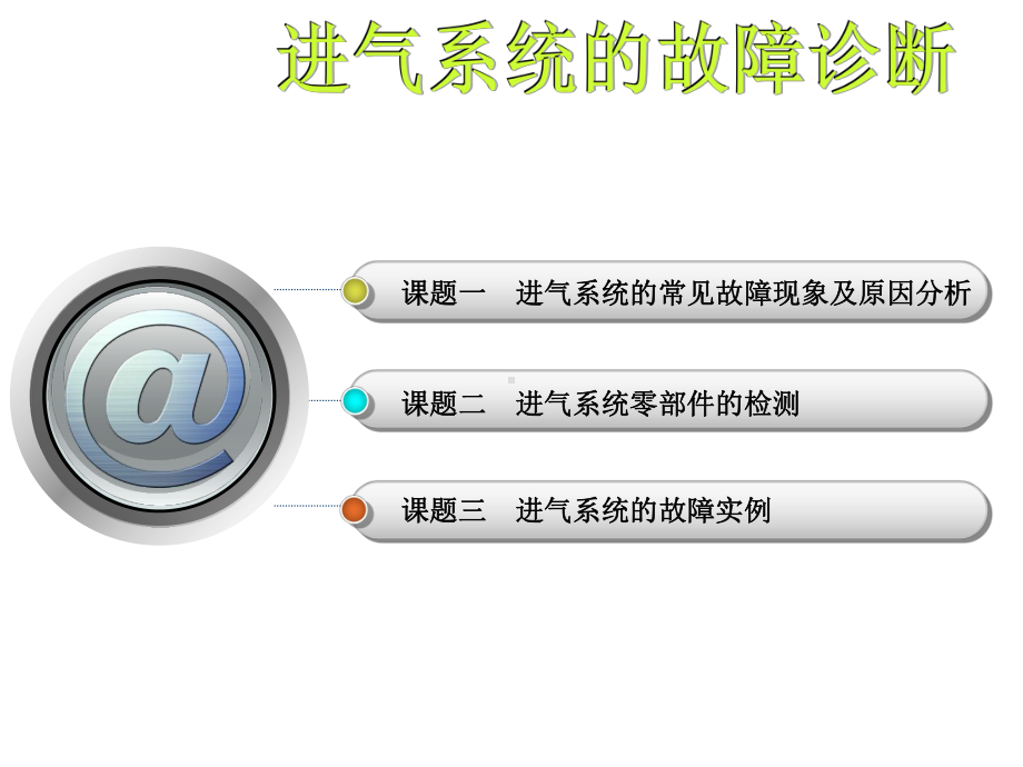 进气系统的故障诊断课件.ppt_第1页