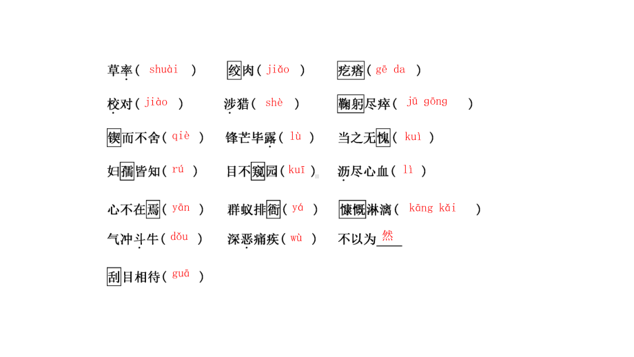 部编版七年级下册语文期末字音字形复习课件.pptx_第2页