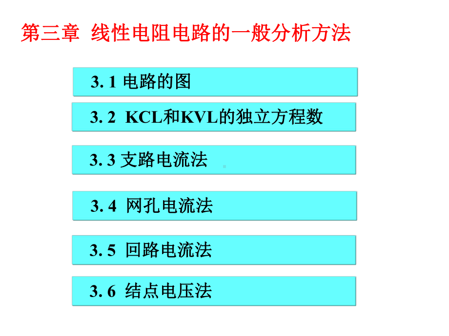 电路与电子技术基础(第四章-线性电阻电路的一般分析方法)课件.ppt_第1页