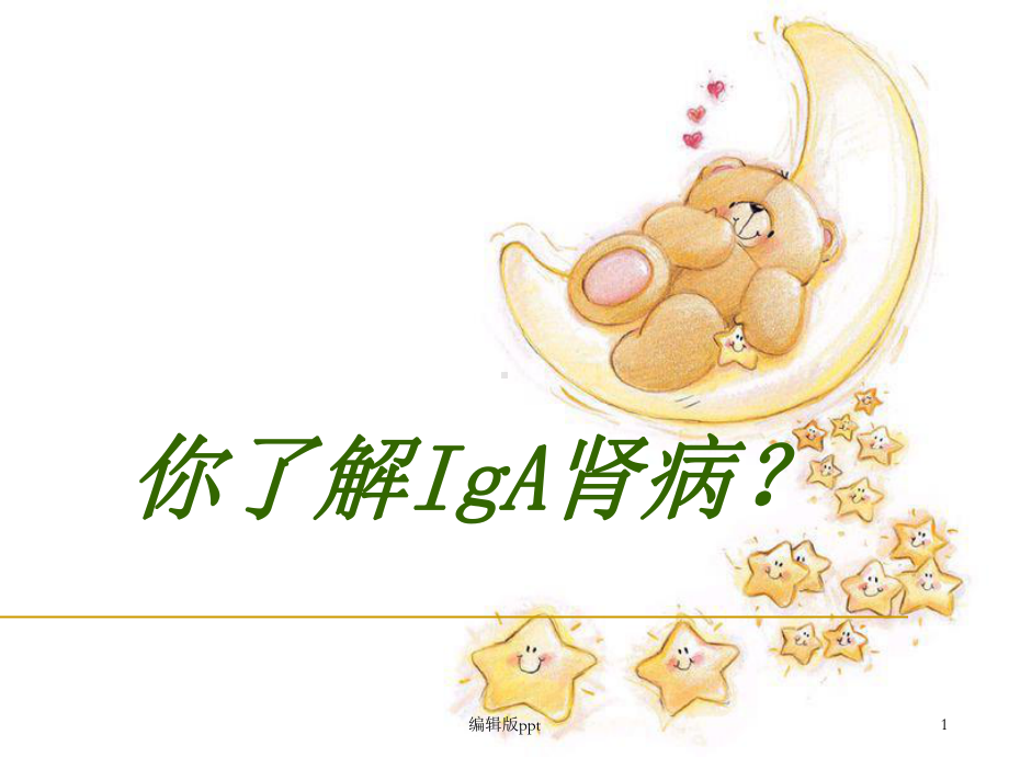 IgA肾病健康教育课件.ppt_第1页