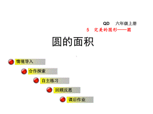 青岛版小学数学六年级上册第五单元完美的图形-圆信息窗3课件圆的面积.ppt