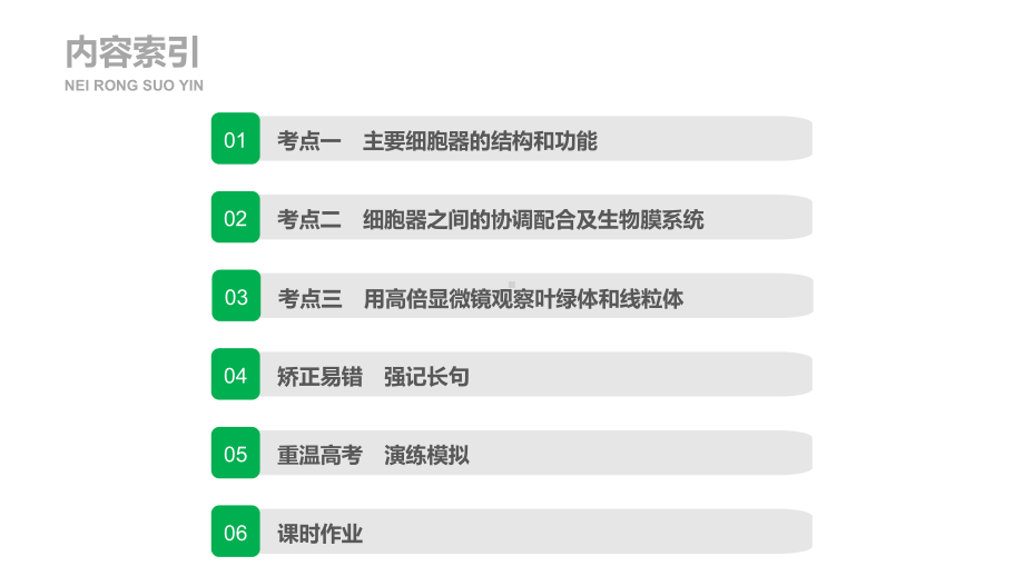 高三生物第一轮复习-第5讲-细胞器和生物膜系统-优质课件.ppt_第3页