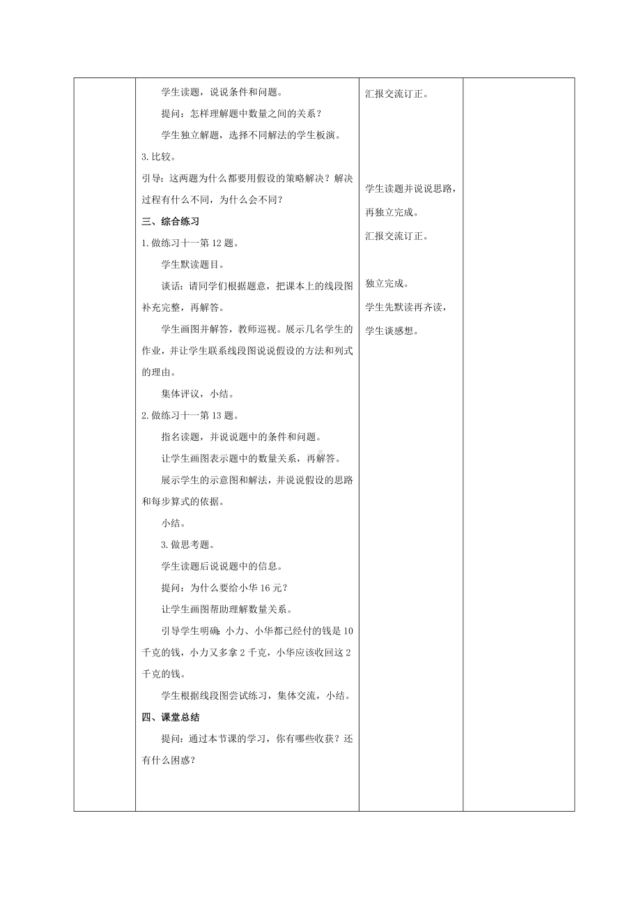 宜兴市苏教版六年级上册数学第四单元《解决问题的策略练习》教案（定稿）.docx_第2页