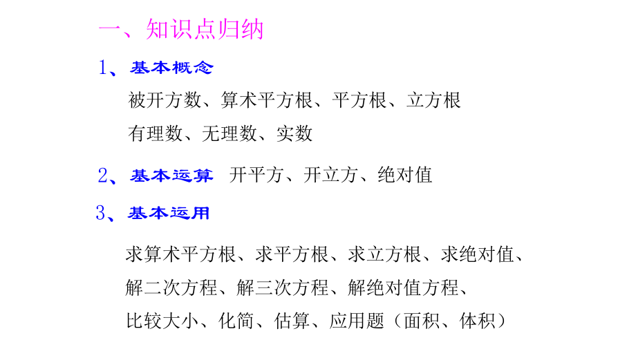 部编版七年级数学下册实数总复习课优质课件.pptx_第3页