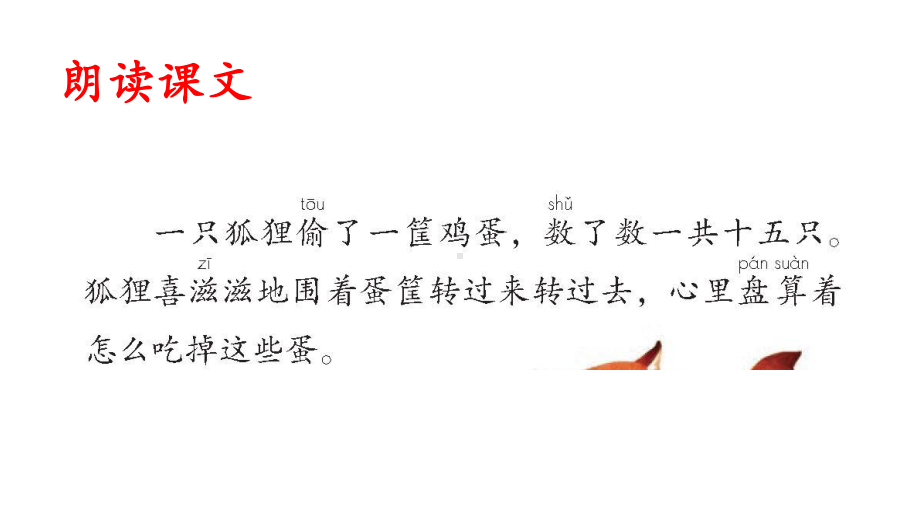 部编本新人教版二年级语文上册24狐狸养鸡公开课课件.ppt_第3页