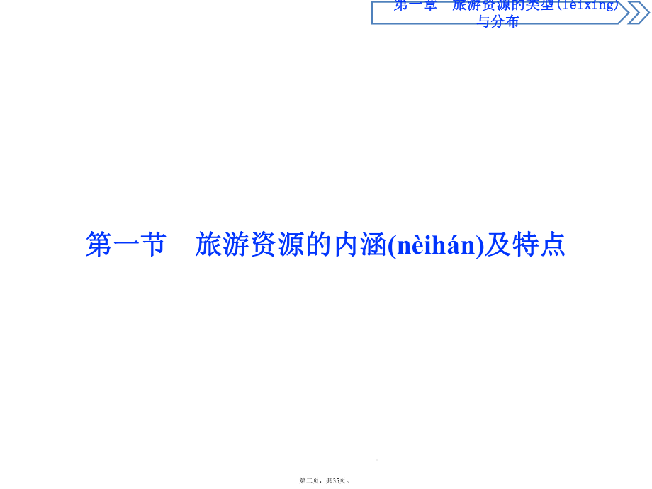 中图版地理选修三新素养同步课件第一章第一节旅游资源的内涵及特点.pptx_第2页