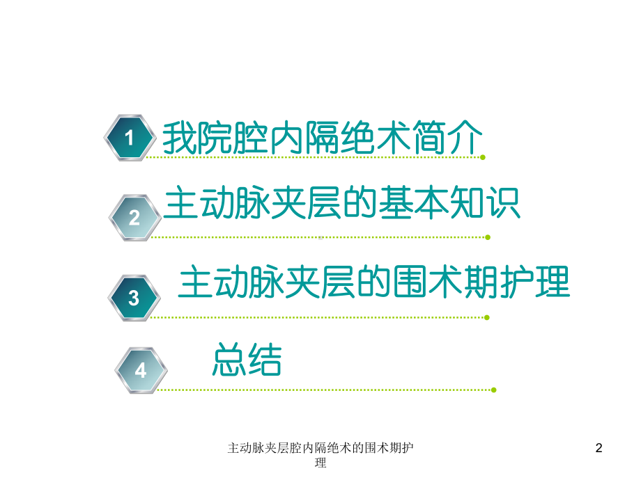 主动脉夹层腔内隔绝术的围术期护理课件.ppt_第2页