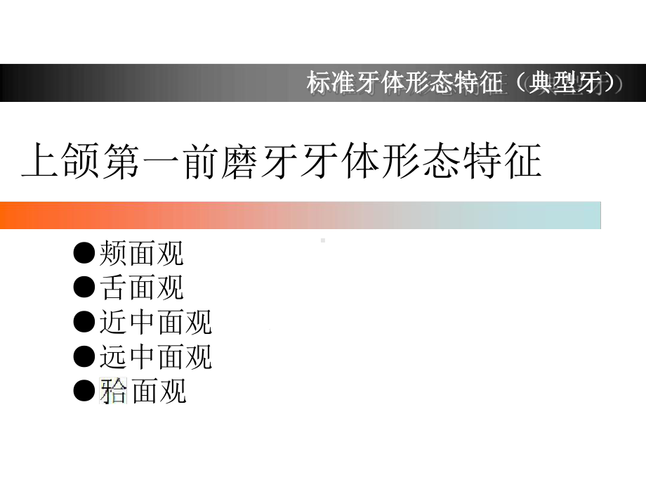 上颌第一前磨牙牙体形态简述推荐课件.ppt_第2页