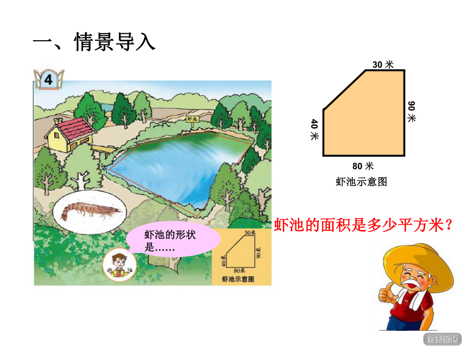 青岛版(五四制)小学数学四年级下册《组合图形的面积》课件.ppt_第2页