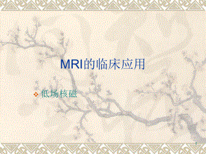 MRI的临床应用课件.ppt