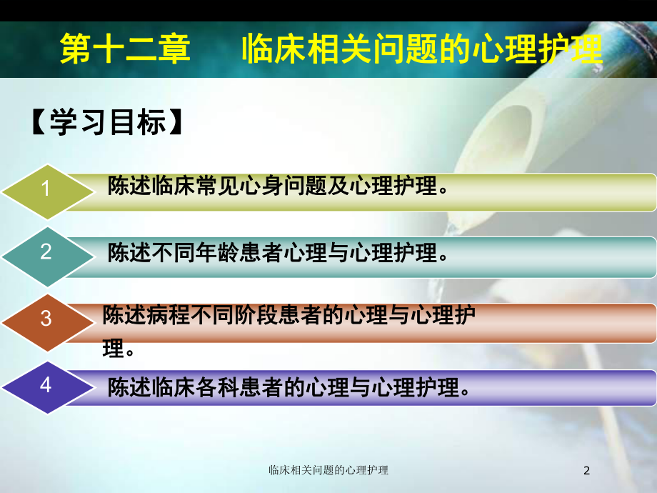 临床相关问题的心理护理培训课件.ppt_第2页