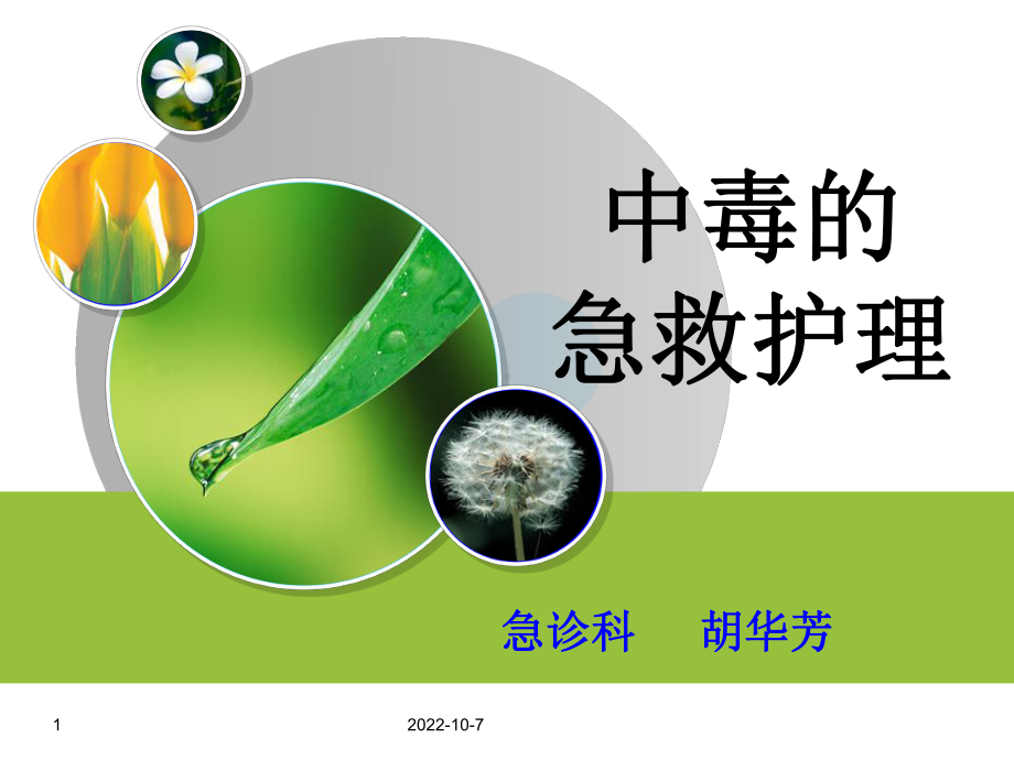 中毒的急救护理精选课件.ppt_第1页