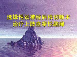 SPR治疗上肢脑瘫课件.ppt