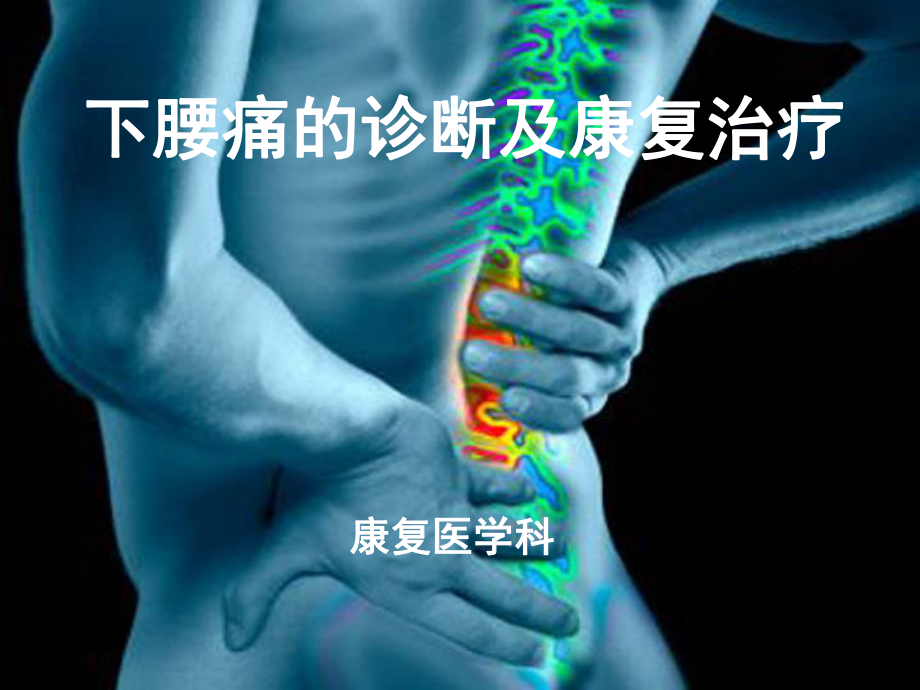 下腰痛诊断与康复治疗课件.ppt_第1页