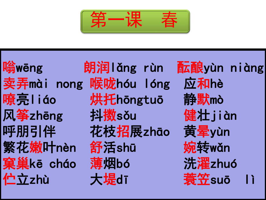 部编人教版七年级语文上册课件：整册期末字词复习课件(共96张).ppt_第2页