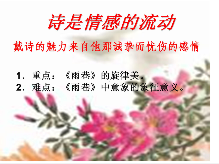 高一语文必修一《雨巷》课件.ppt_第3页