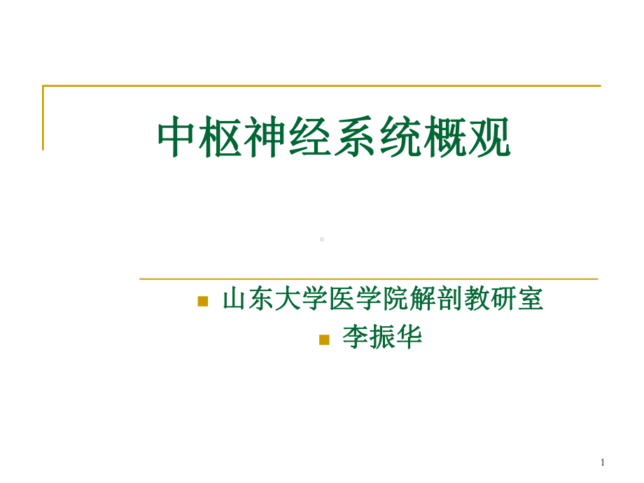 中枢神经系统概观课件.ppt_第1页