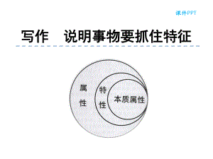 部编本人教版八年级语文上册第五单元学习指导课件-写作-说明事物要抓住特征公开课课件.ppt