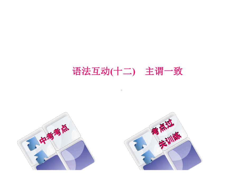 英语中考主谓一致课件.ppt_第1页