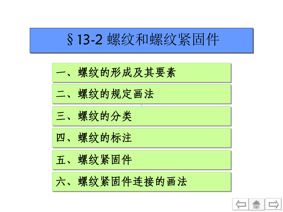 画法几何及机械制图-螺纹和螺纹紧固件课件.ppt_第1页