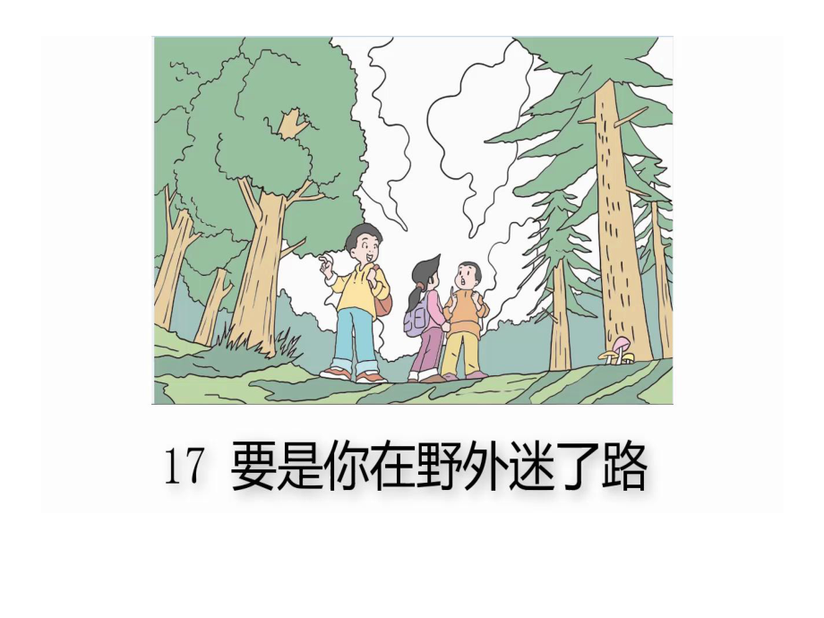 部编新人教版语文二年级下册课件：17、要是你在野外迷了路(公开课课件).ppt_第2页