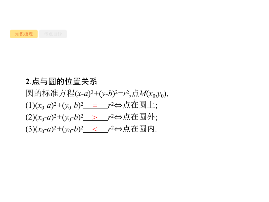 高考数学山东新高考一轮复习课件：圆的方程.pptx_第3页