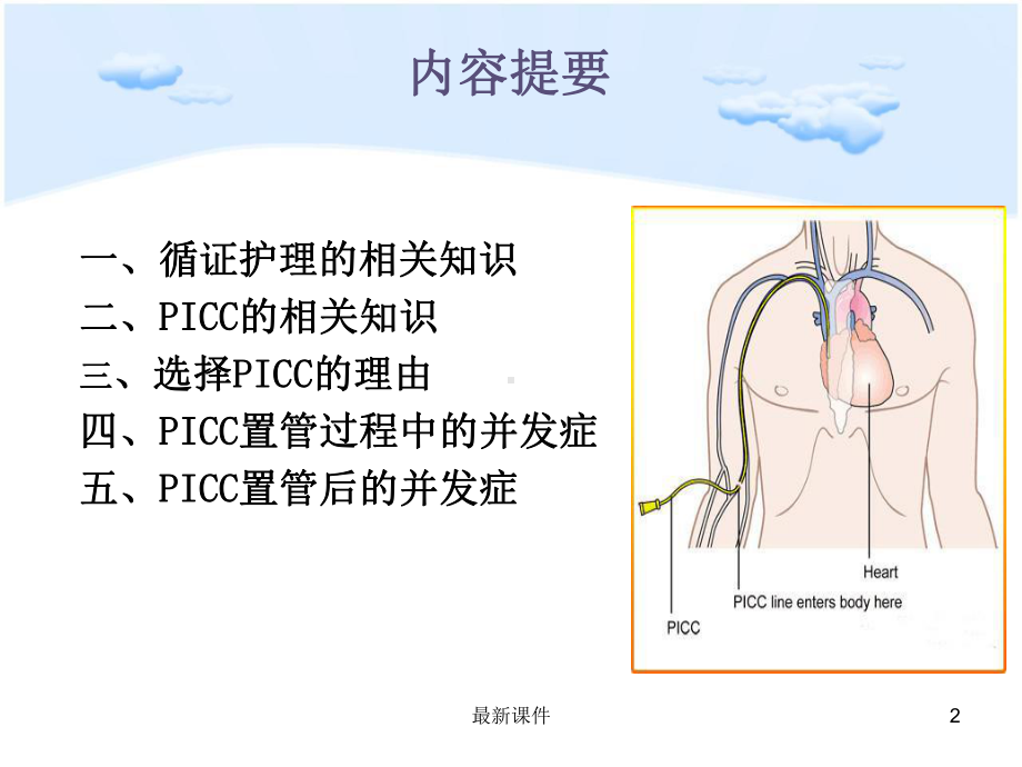 PICC并发症的预防及循证护理(完整版本)课件.ppt_第2页