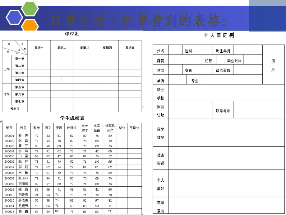 word表格制作课件公开课.ppt_第1页