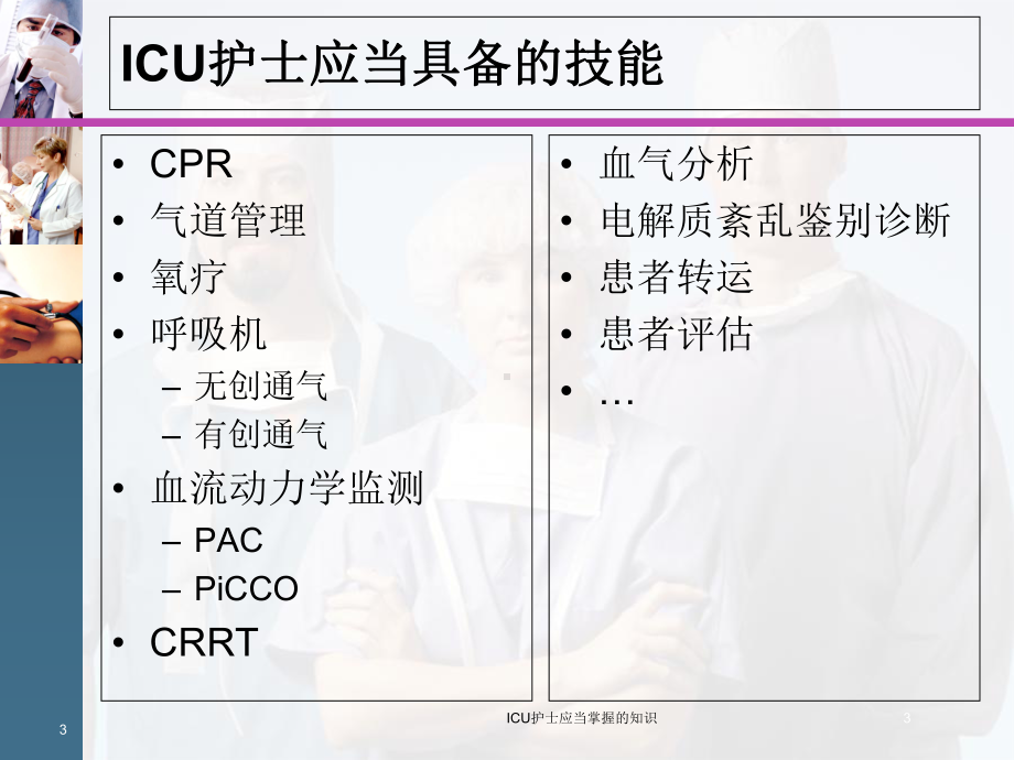 ICU护士应当掌握的知识培训课件.ppt_第3页