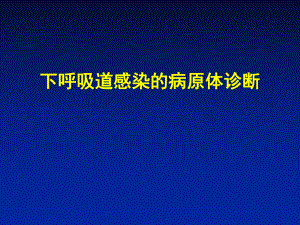 下呼吸道感染病原学的诊断课件.pptx