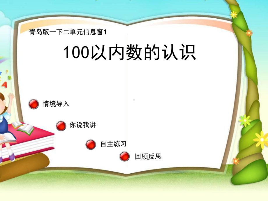 青岛版小学数学一年级下册《100以内数的认识》课件.ppt_第1页