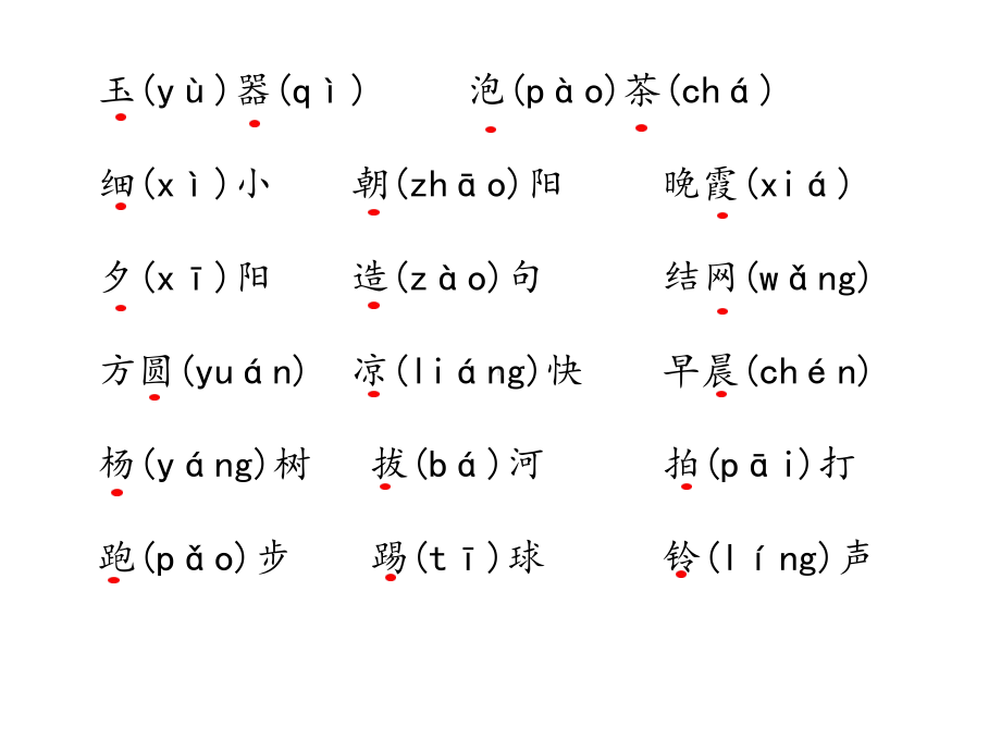 部编人教版一年级语文下册第五单元复习提纲课件.pptx_第3页