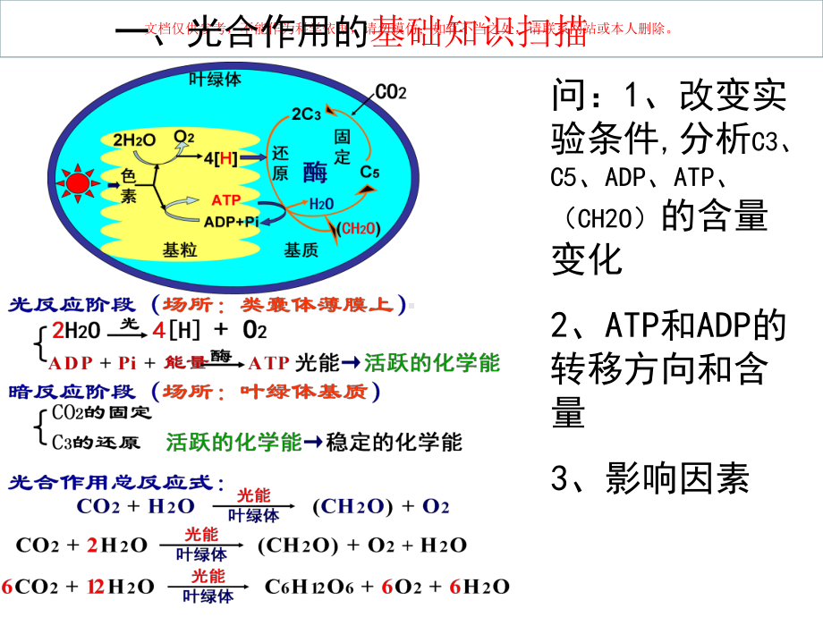 专题光合作用和呼吸作用培训课件.ppt_第3页