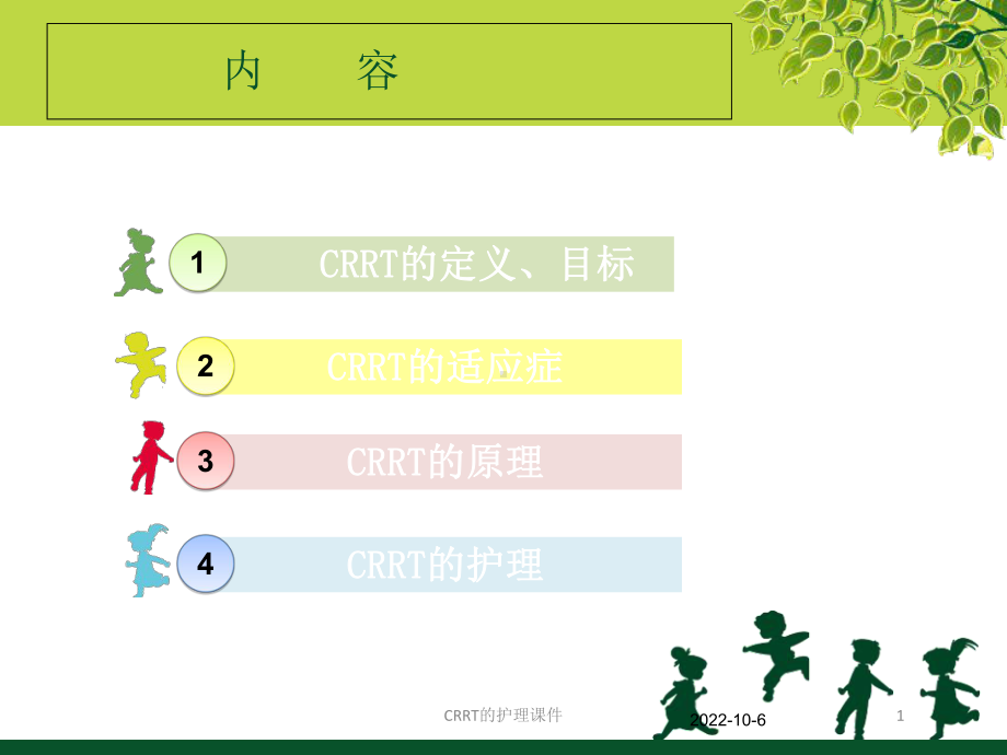 CRRT的护理课件培训课件.ppt_第1页