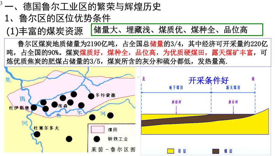 高中地理湘教版选择性必修2-第二章第三节-资源枯竭地区的可持续发展-鲁尔区为例-课件(26张ppt).pptx_第3页