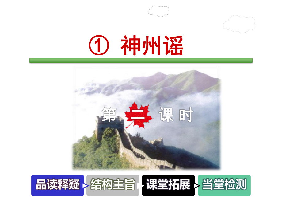 部编新人教版二年级语文下册优秀课件：识字1神州谣（第2课时）.ppt_第1页