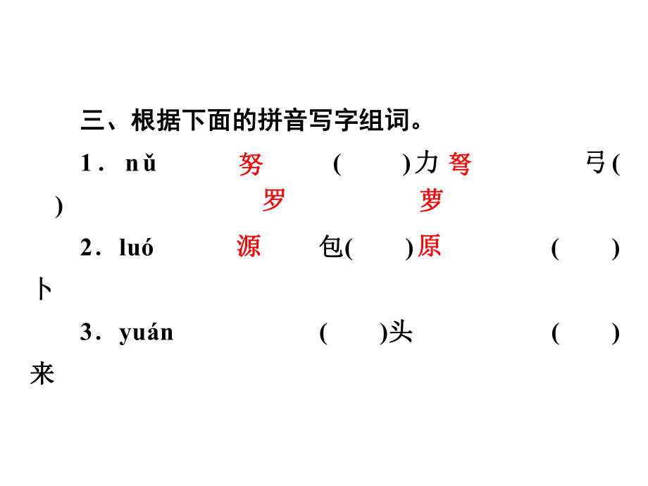 第五单元巩固提升精练-优化创新精练--（部编(统编)人教版-四年级语文下册）课件.ppt_第3页