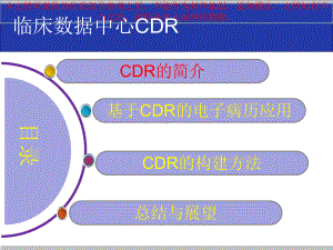 临床数据中心CDR培训课件.ppt