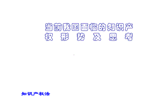 知识产权-形势-课件.ppt