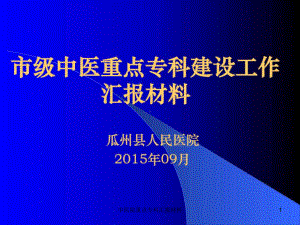 中医院重点专科汇报材料课件.ppt