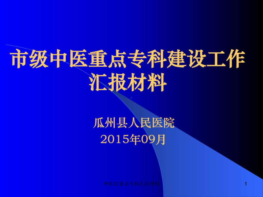 中医院重点专科汇报材料课件.ppt_第1页