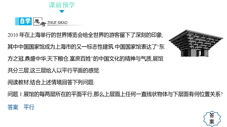 高中数学复习知识点专题讲义33--平面与平面平行课件.pptx_第3页