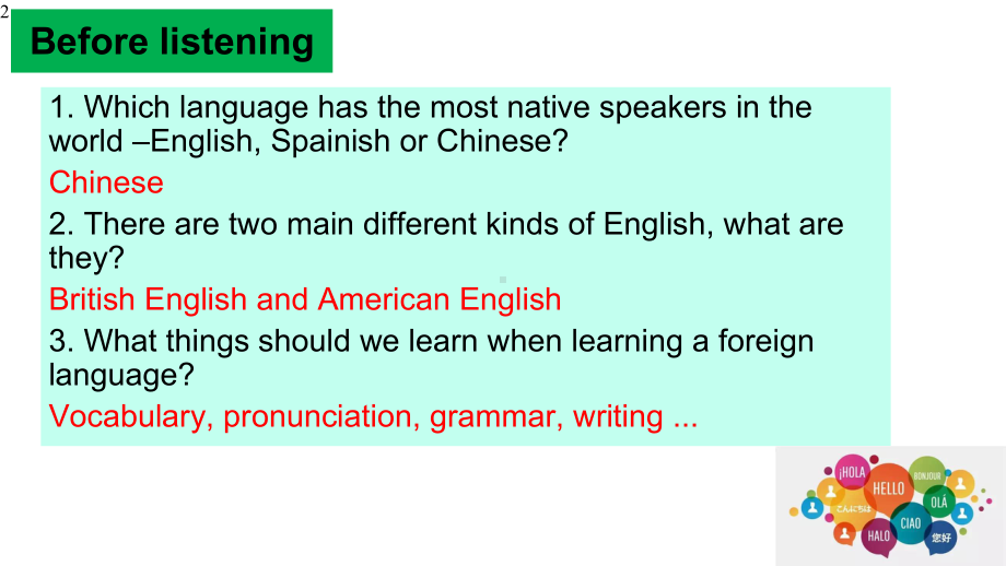 高中英语-新人教必修一-Unit-5-Listening-and-talking-课件.pptx--（课件中不含音视频）_第2页