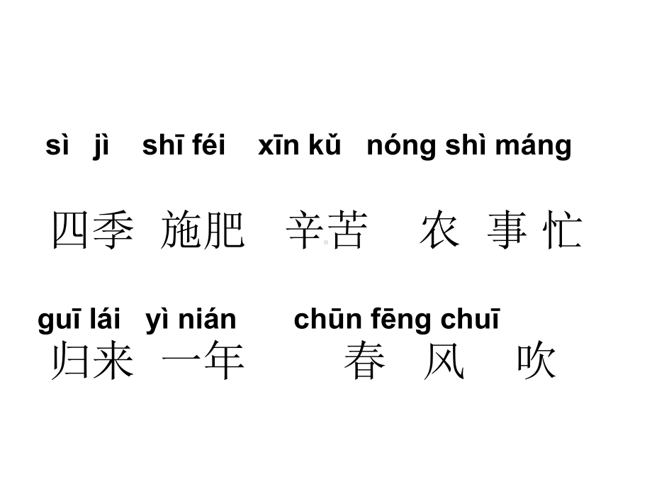 部编版新人教版语文二年级上册课件识字4+田家四季歌课件.ppt_第3页