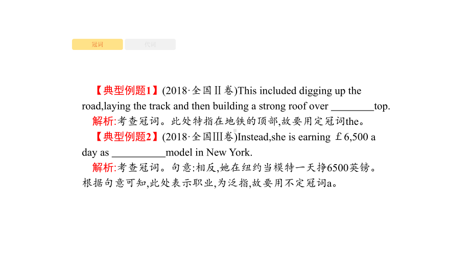 高考英语专题一冠词与代词复习课件(共32张).pptx_第3页